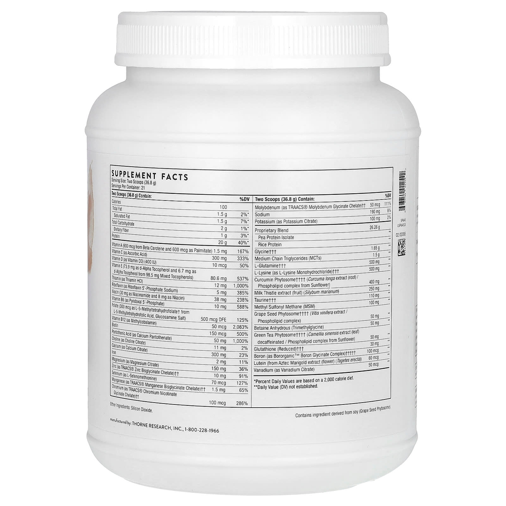 Thorne, MediClear Plus, средство для поддержки ЖКТ и печени, 772 г (27,2 унции)