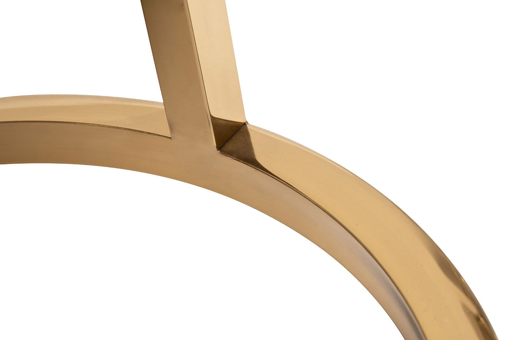 Набор журнальных столиков Garda Decor темный искусственный мрамор с золотом