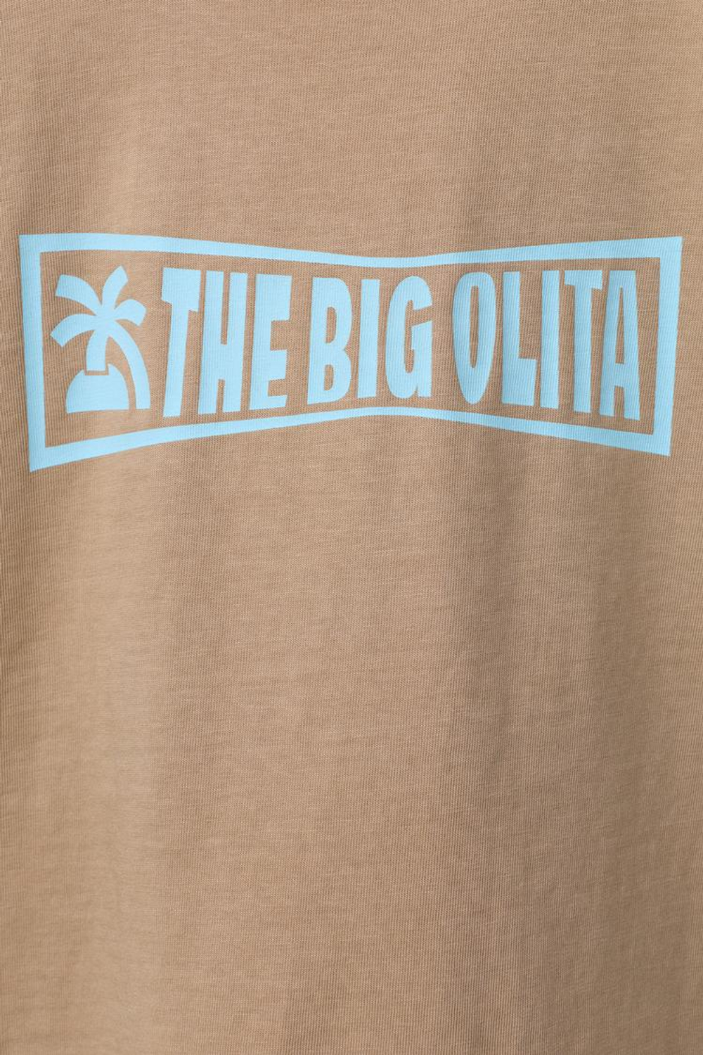 ZARA ФУТБОЛКА С ЛОГОТИПОМ, СВЕТЛО-КОРИЧНЕВЫЙ