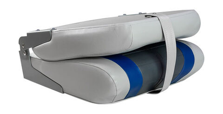 Кресло мягкое складное Special, обивка винил, цвет серый/синий/угольный, Marine Rocket