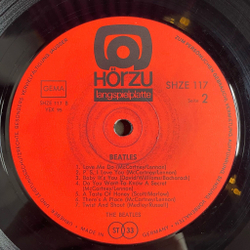 Винтажная виниловая пластинка LP Die Beatles Please Please Me Und Andere Knuller (Germany 1973)