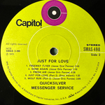 Quicksilver Messenger Service ‎– Just For Love (Дания 1970г.)