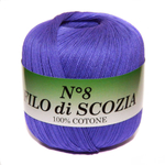 Пряжа Filo Di Scozia №8 50г, 340м, 100%мерсеризованный хлопок (цена за 1 шт)