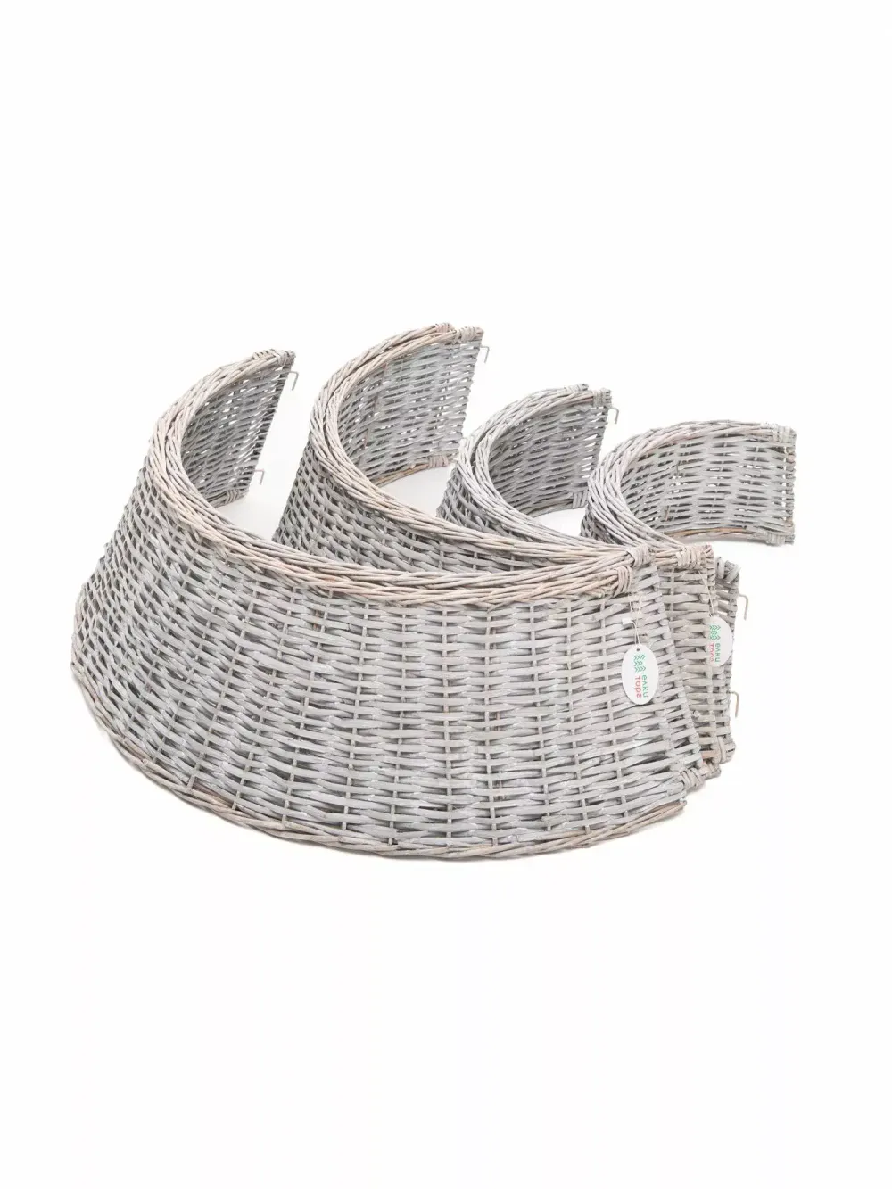 Корзина под елку, разборная "Кантри стайл" светлое дерево