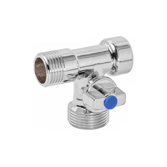 Кран шаровый I-TECH В-Н-Н 1/2&quot;х3/4&quot;х1/2&quot; проходной 40110