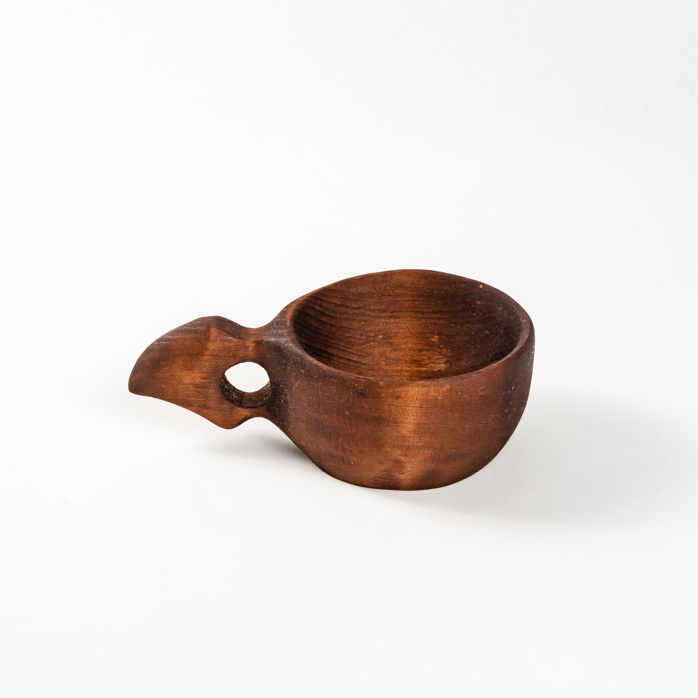 Деревянная кукса из кедра для напитков 150 мл. C76