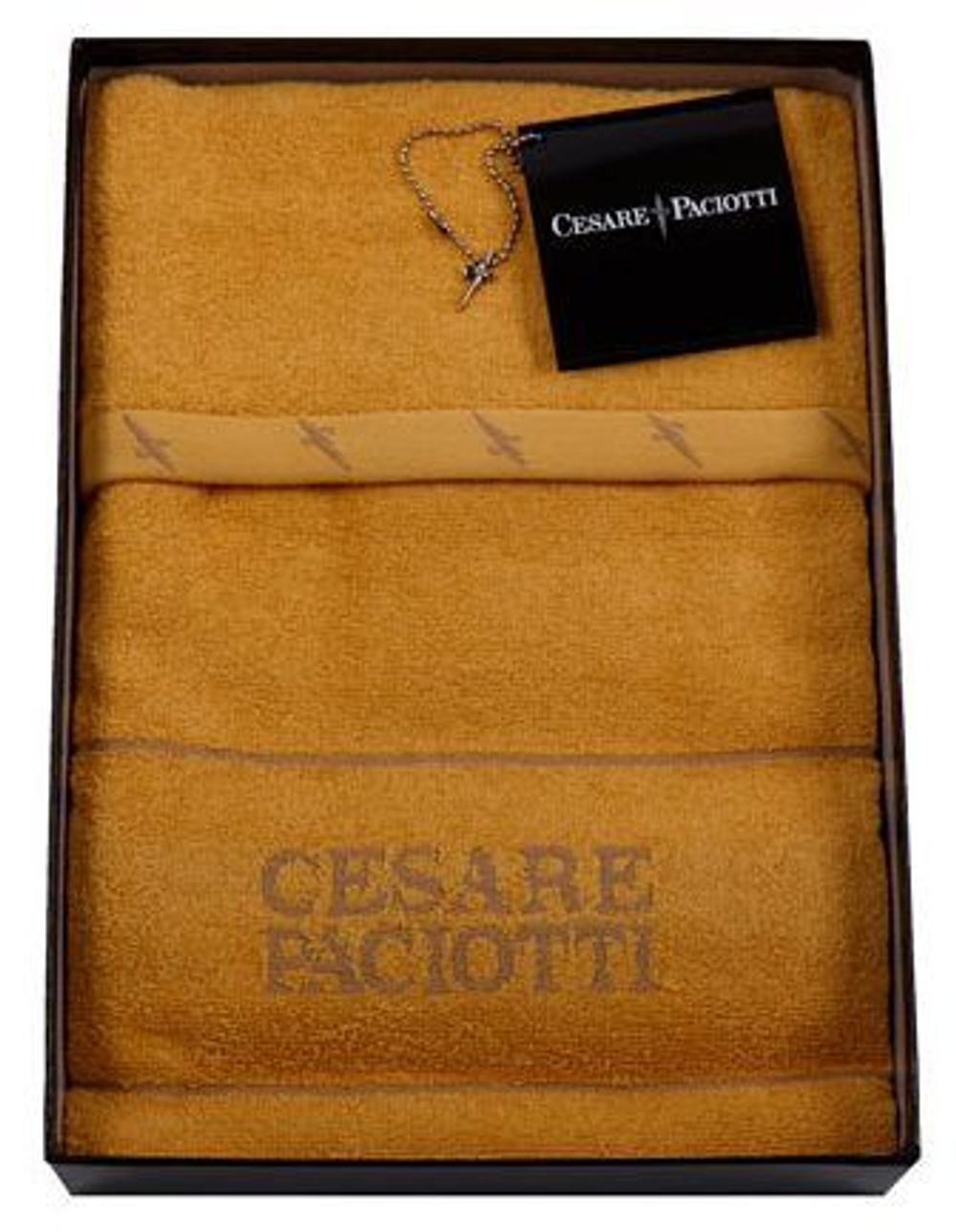 Набор полотенец 2 шт Cesare Paciotti Celebration горчичный Италия