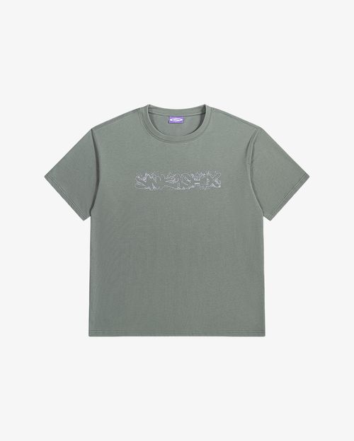 Футболка Ymkashix Sprayed logo темно-серая