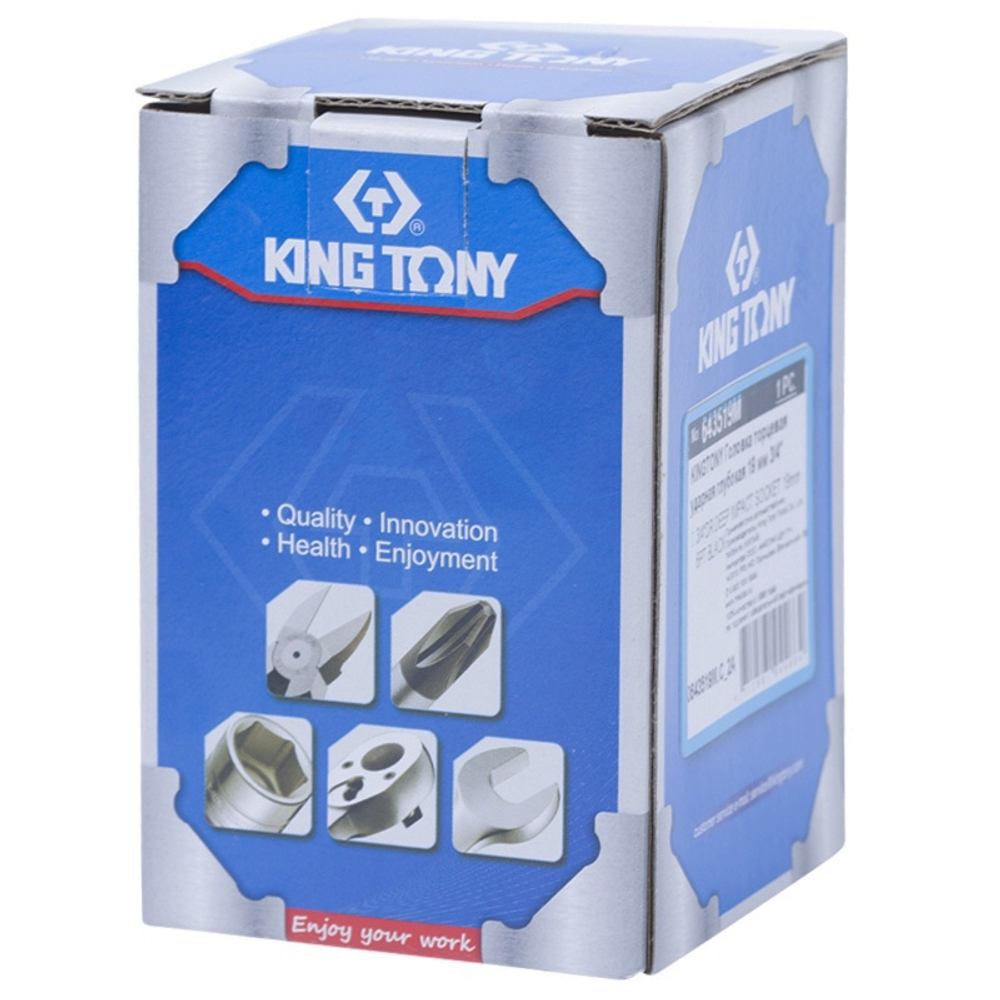 Головка торцевая ударная глубокая шестигранная 3/4&quot;, 19 мм KING TONY 643519M