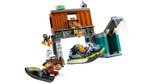 Конструктор LEGO City 60417 Полицейский катер и убежище мошенников