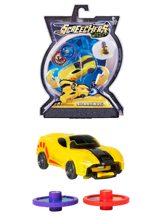 Машинка-трансформер Спаркбаг Дикие Скричеры 34822