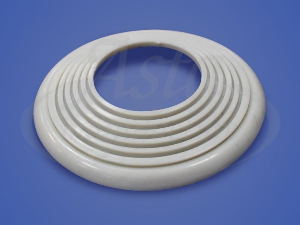 Платформа площадка ПВХ под люстру овальная 250*180 белая