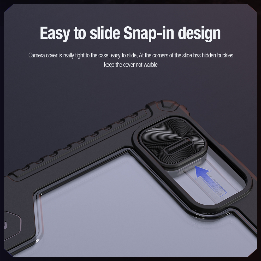 Чехол книжка синего цвета для Apple iPad Air 13 (2025, 2024) и Pro 12.9 (2020-2022), серия Bumper Pro Case-Multi Angle Folding Style от Nillkin