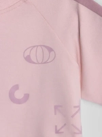 Летний костюм детский розовый, футболка и кюлоты