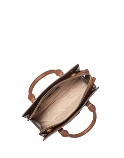 Сумка Michael Kors Sheila Small Signature Logo | Коричневый с песочным