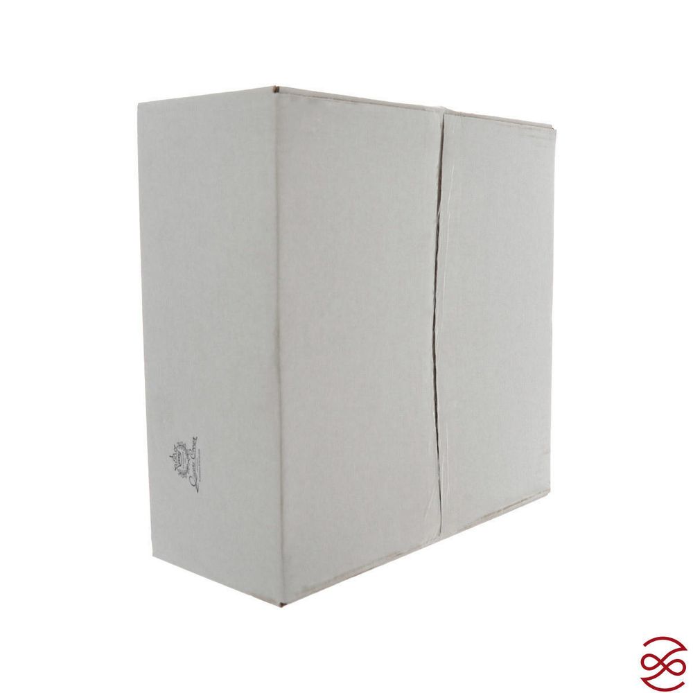 Блюдо квадратное на ножке Queen's Crown Охота красная 32*32 см