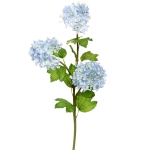 Цветок искусственный «Natur» 65см Гортензия голубая
