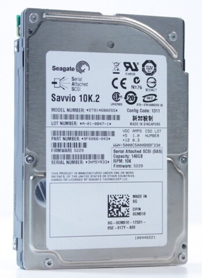 Жесткий диск Seagate SFF SAS 146Gb 10K 2.5 9F6066-035