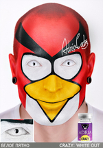 Карнавальные цветные линзы Adria Crazy (1 флакон, 1 линза)