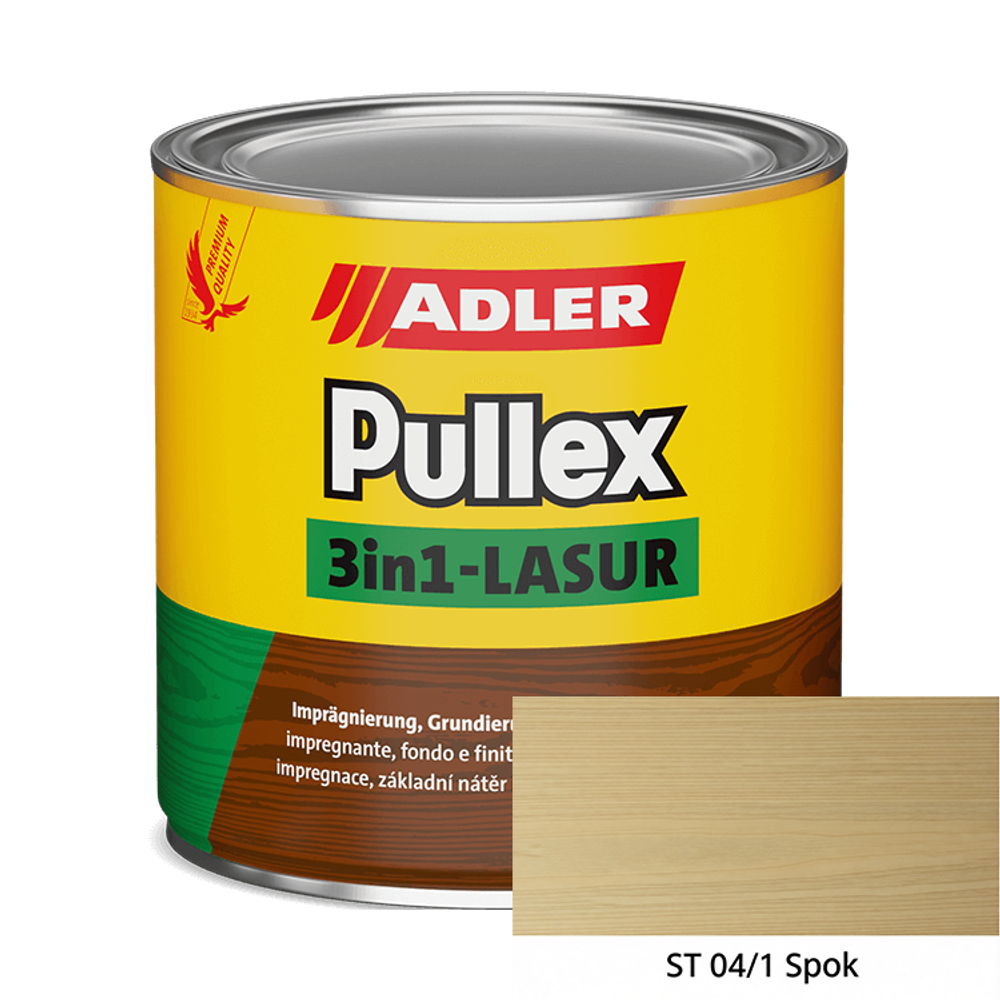 Pullex 3in1-Lasur — пропитка, грунтовка, финиш | Adler (Австрия)