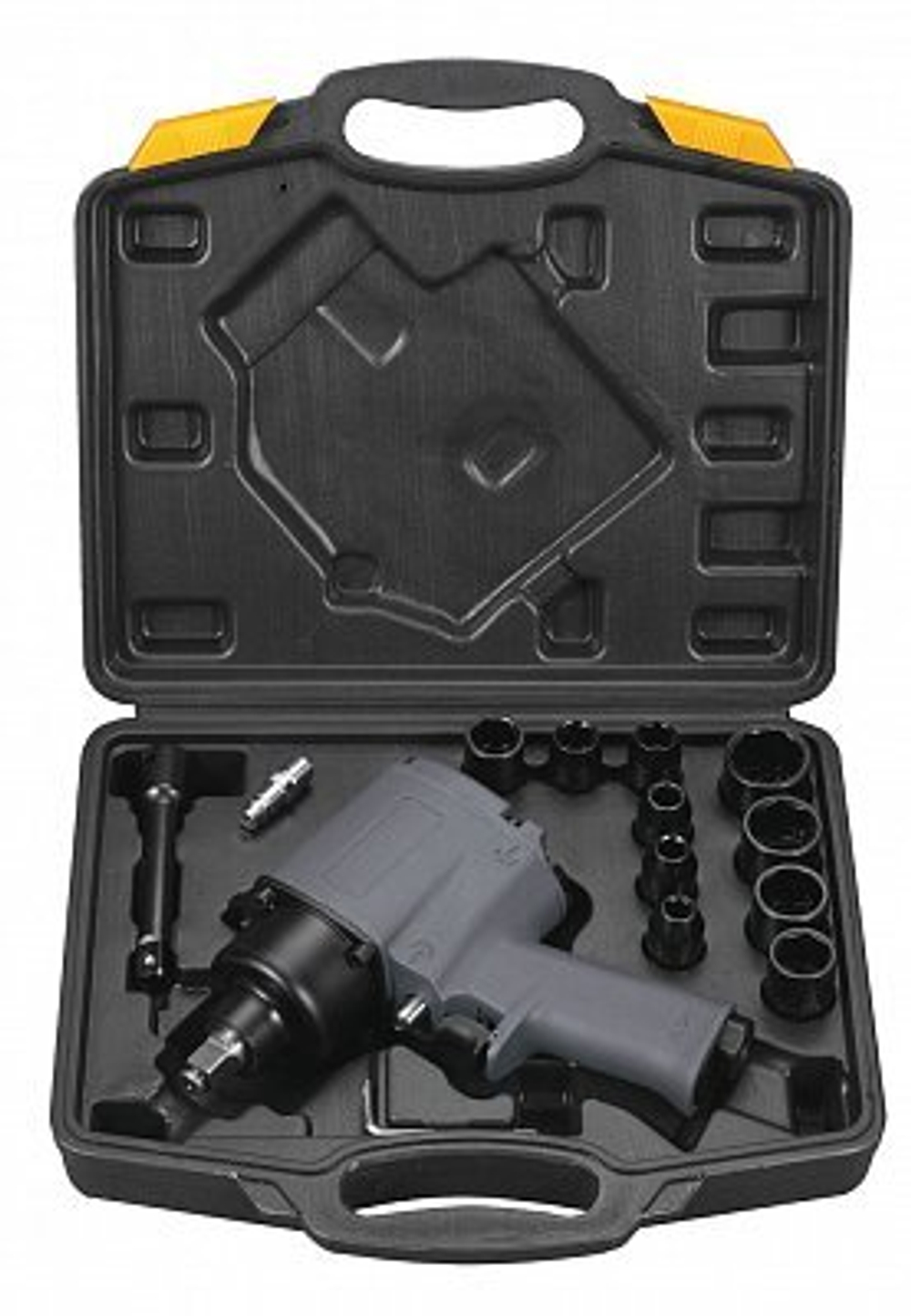 Пневмогайковерт ударный IW720 1/2" (226л/м 720Нм 6.3бар 1/2") + набор головок кейс FUBAG