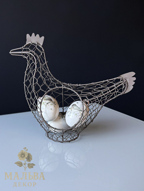 Корзина для декора "Курица" 30x12x25 см