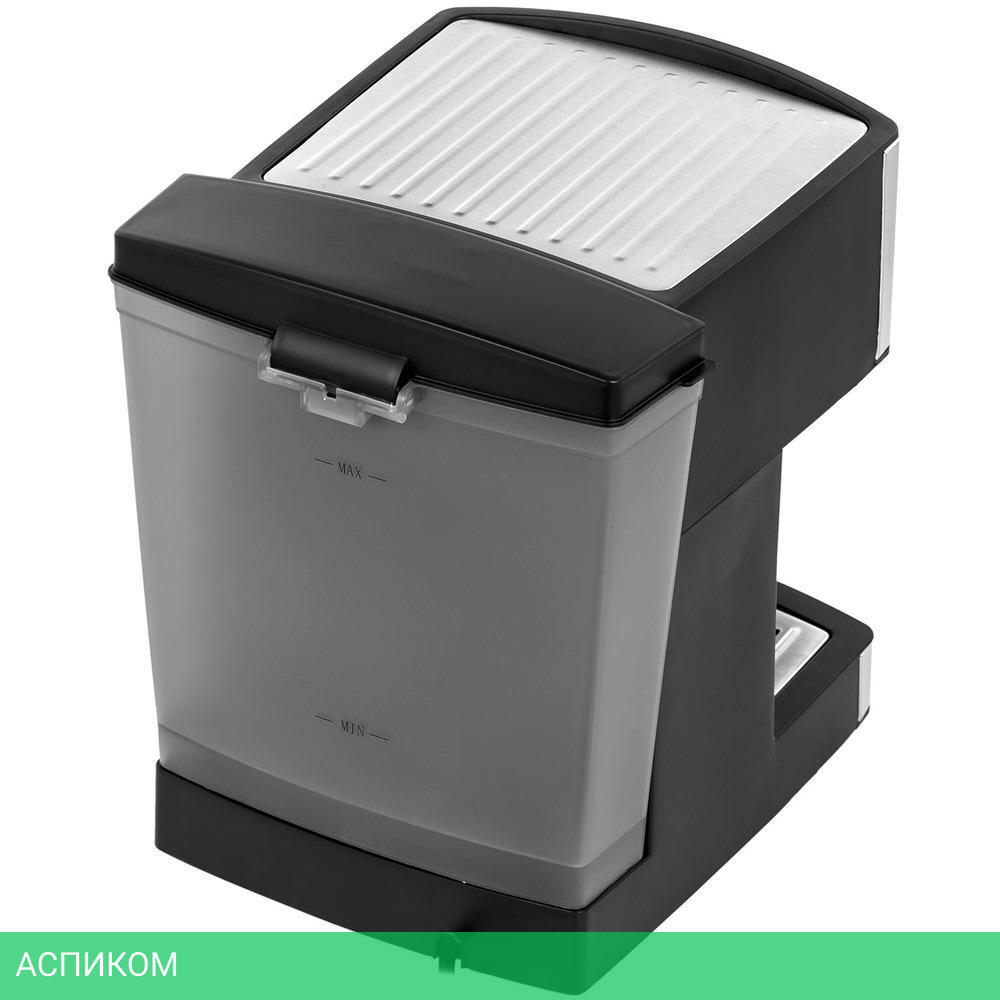 Кофеварка Polaris PCM 1537AE Adore Crema нержавеющая сталь/черный