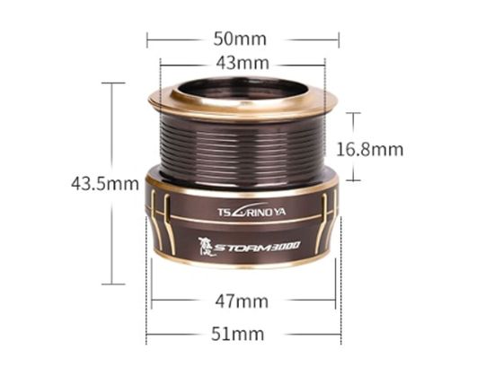 Tsurinoya Storm Шпуля мелкая