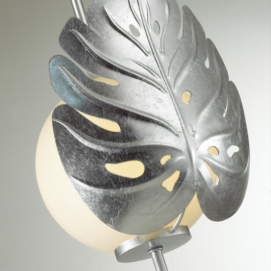 4865/1A MODERN ODL_EX22 81 серебристый/белый/стекло Подвес E14 1*40W JUNGLE