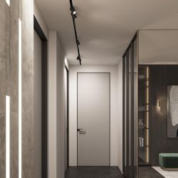 UBX-MMB4-35 BLACK 200 Шинопровод осветительный. магнитный. тип M. 2м. Встраиваемый. Черный. ТМ Uniel