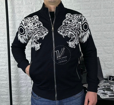 Кофта на молнии Plein Tigers Crystall премиум
