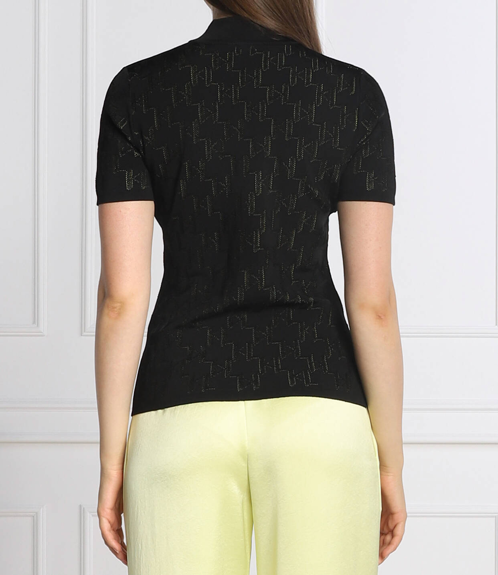 блузка boucle Karl Lagerfeld - черный(225W2006)