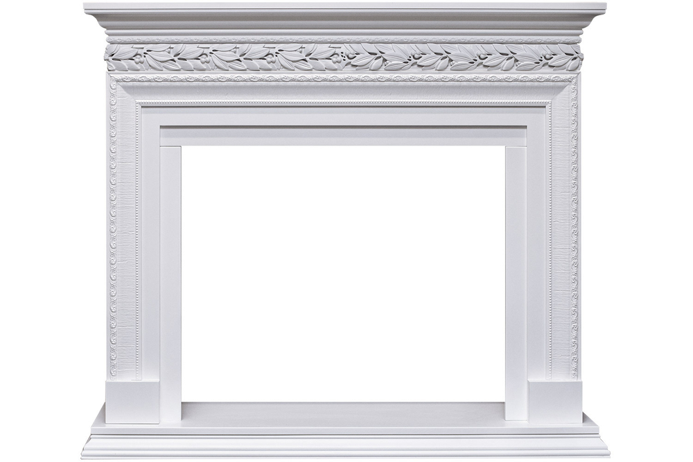 Каминокомплект Valletta - Белый с очагом Vision 30 EF LED FX