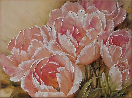 Картина Арт Декор Махровые тюльпаны 1