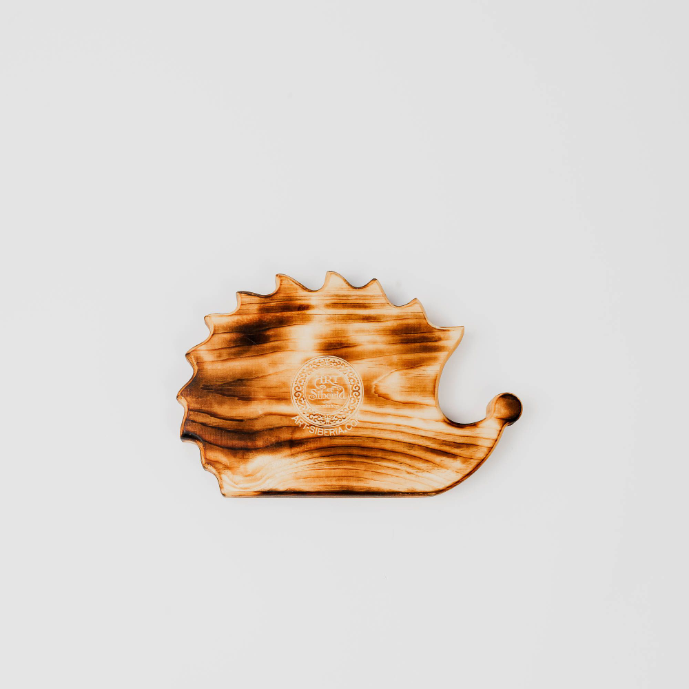 Деревянная менажница "Ежик" из кедра