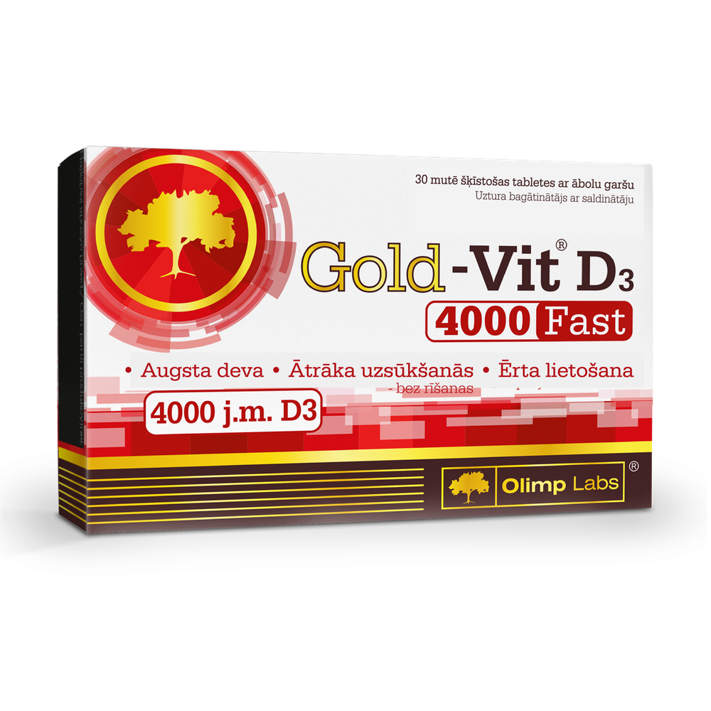 Gold-Vit D3 4000 Fast 30 tabs