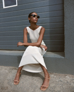 Платье MANOLO, шампанское