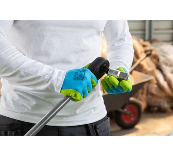 Перчатки рабочие с латексным покрытием ULLER Högert, арт. HT5K771