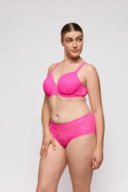 PRIMADONNA Twist Mocuto Бюстгальтер с поролоновой вставкой, вырез в форме сердца, розовый