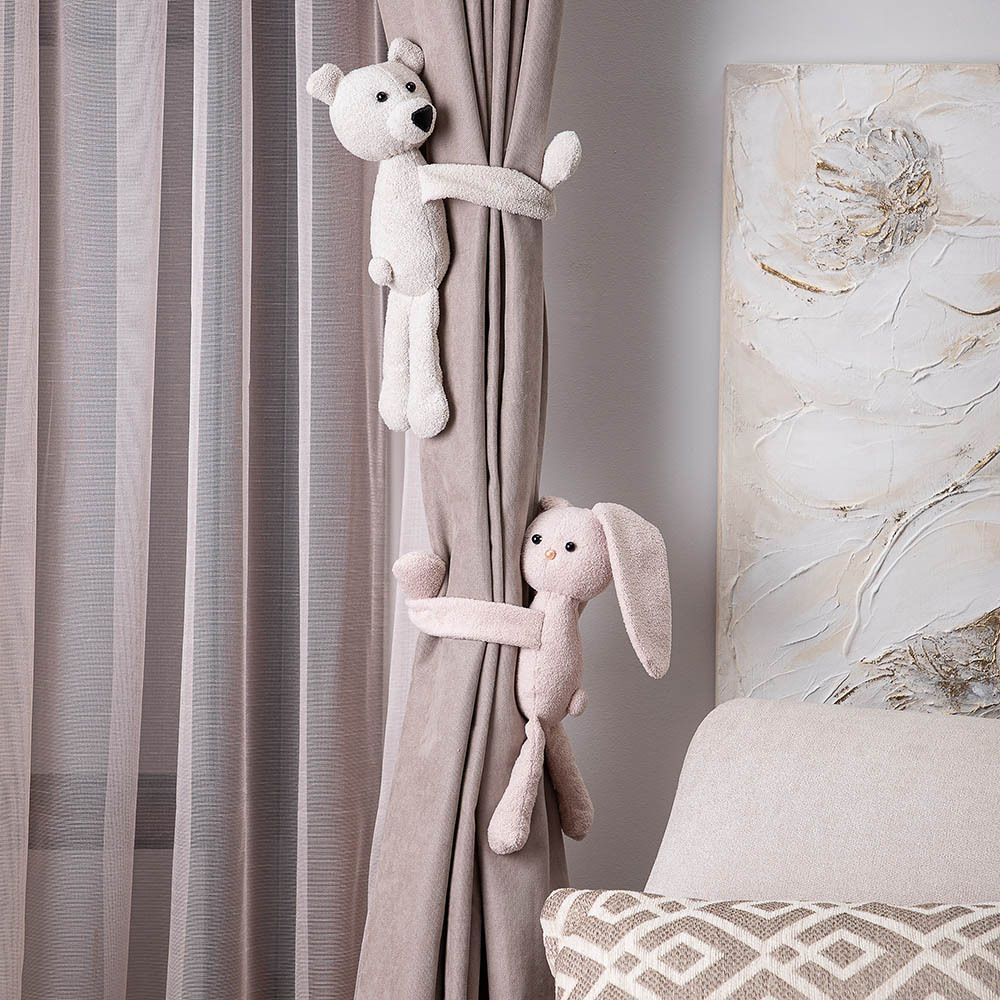 Подхват для штор "Мия" Бледно-розовый