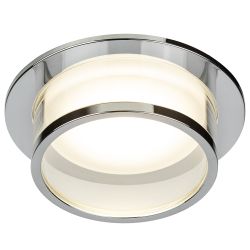 Светильник встраиваемый декоративный ЭРА DK99 CH под лампу MR16 GU5.3 хром