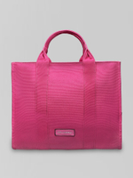 Сумка K656 текстильная на молнии с надписью спереди и ремешком в комплекте