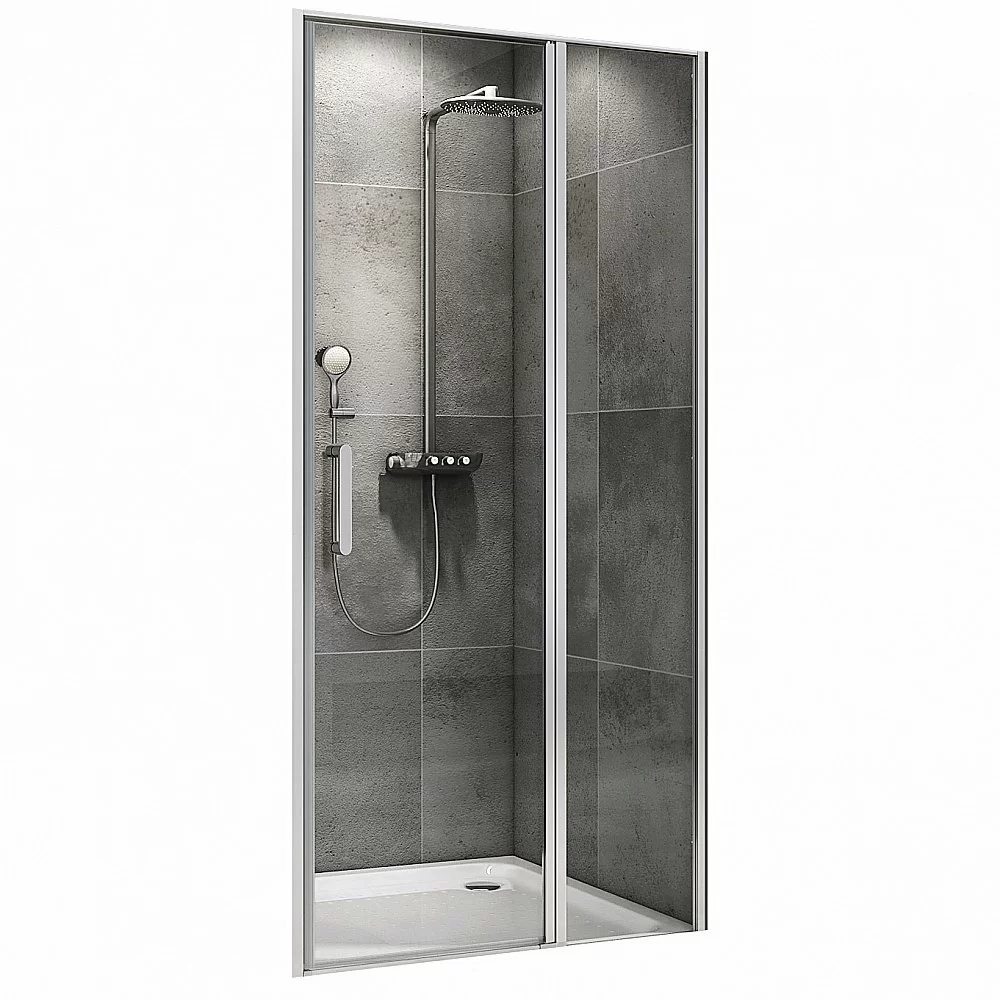 Душевая дверь ABBER Sonnenstrand AG04130S 130 стекло прозрачное/профиль хром