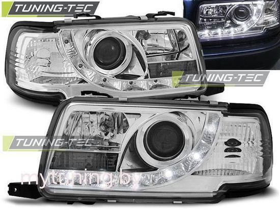 Передние фары DAYLIGHT CHROME для Audi 80 B4