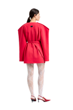 Свитшот с баской BAD GIRL Red
