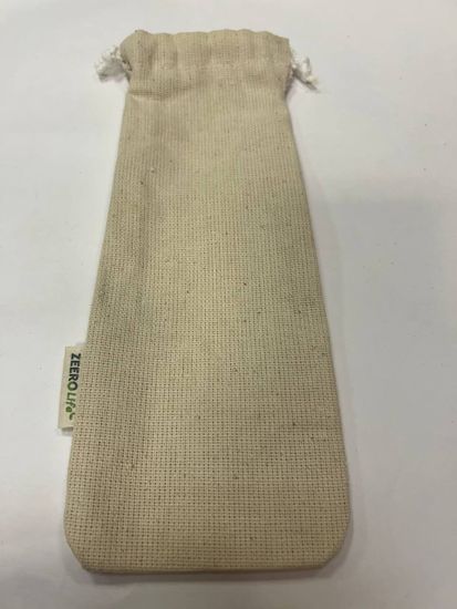 Чехол для столовых приборов и трубочек белый (уценка)