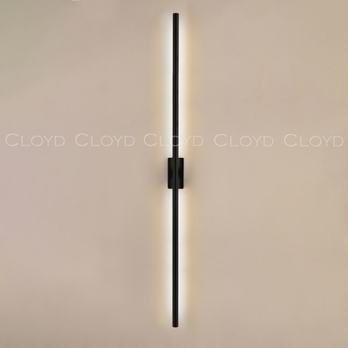 Бра Cloyd LINEAS-B W1 / выс. 100 см- 4000K - черный матовый (арт.20458)
