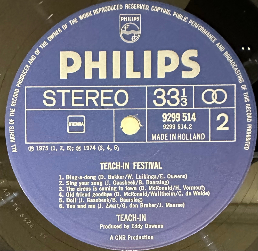 Teach-In - Festival (Голландия 1975г.)