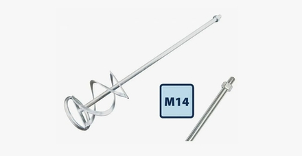 Миксер для краски М14 120х600мм Чеглок