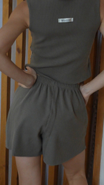 Маечка "Дымчатая оливка"